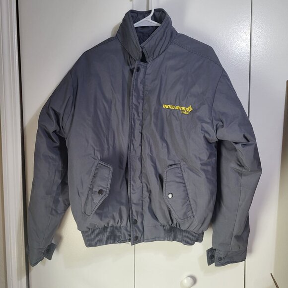 WearGuard Other - VTG WearGuard Mens United Artists Cable Jacket Gray Small 90s y2k grunge